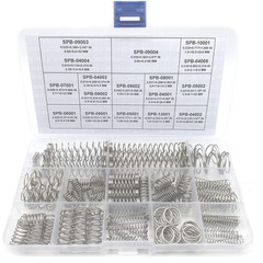 Compression Springs Spring Assortment Kit | Stainless Steel Springs | 17 Differ