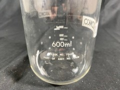 LABCONCO 600mL Glass Fast-Freeze Dry Flask Lyophilizer Flask Bottom Only 75428