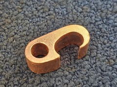Copper Compression Connector, Ground Rod to Grid, 2 AWG (STR) 250 KCMIL