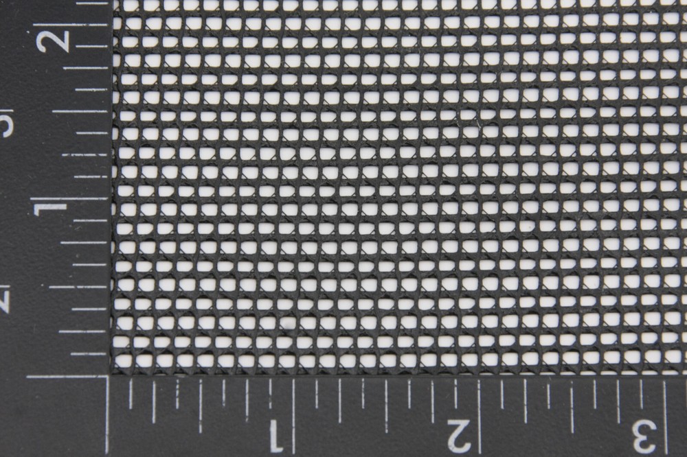 Vinyl Coated Mesh Black 9×9 6.5oz 40″ Wide x 25 Yards Long Bruin Plastics Strong