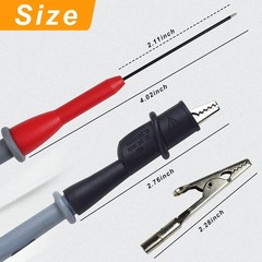 TL80A-AC72 Basic Electronic Test Lead Kit Compatible with Fluke Digital Multi…