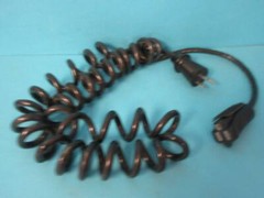 KORD KING HOSPITAL GRADE 3 PRONG COILED POWER CORD EXTENTION INDUSTRIAL SJTOW