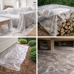 .31 Mil Clear 9′ x 400′ Painter’s Plastic Poly Sheeting