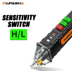 1pc MUFASHA Non-Contact Voltage Tester Pen AC 12-1000V Smart Detector – NEW