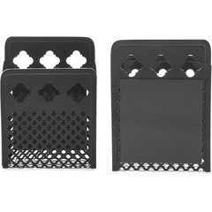 Magnetic Pen Holder Mesh Metal Marker Organizer Whiteboard Refrigerator Locker