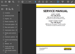 NEW HOLLAND C227 COMPACT TRACK LOADER MANUAL SERVICE REPAIR SHOP ENGINE PDF USB
