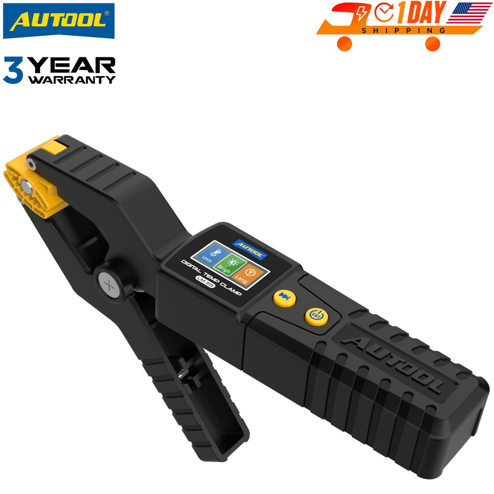 HVAC Temperature Clamp Digital Thermometer Pipe Temperature Tester -58℉~+302℉ US