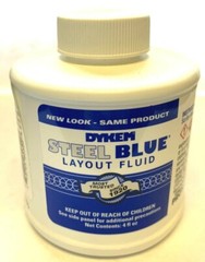 DYKEM STEEL BLUE LAYOUT/STAINING FLUID 4oz BRUSH-IN-CAP 80300