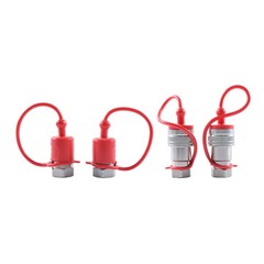 2 Sets 1/2″ Ag Hydraulic Quick Connect Couplers Couplings Ball Pioneer Style
