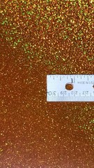 Orange Glitter Film Sign Plotter Vinyl Film