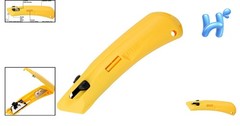 EZ3 Ambidextrous Safety Cutter – Lightweight Retractable Box Cutter in Yellow