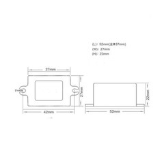 12V to 3.3V 3A Step-Down Waterproof Miniature DC-DC Converter Power Supply Modul
