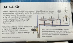 Xylem Laing Thermo ACT-4 Potable Hot Water Kit E Series Pump Paired Mixing Valve