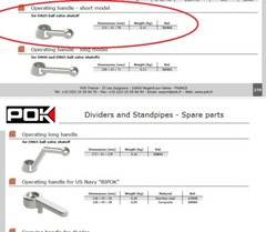 POK 02402 Short Handle Shut-off Lever Fire Hose DN25 Ball Valve 4.5″L (115mm)