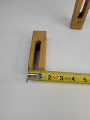 Air Cylinder Clevis Rods Heavy Duty 3/4 Pin Hole 5/8 Thread Qty 1 Yellow Gray b4