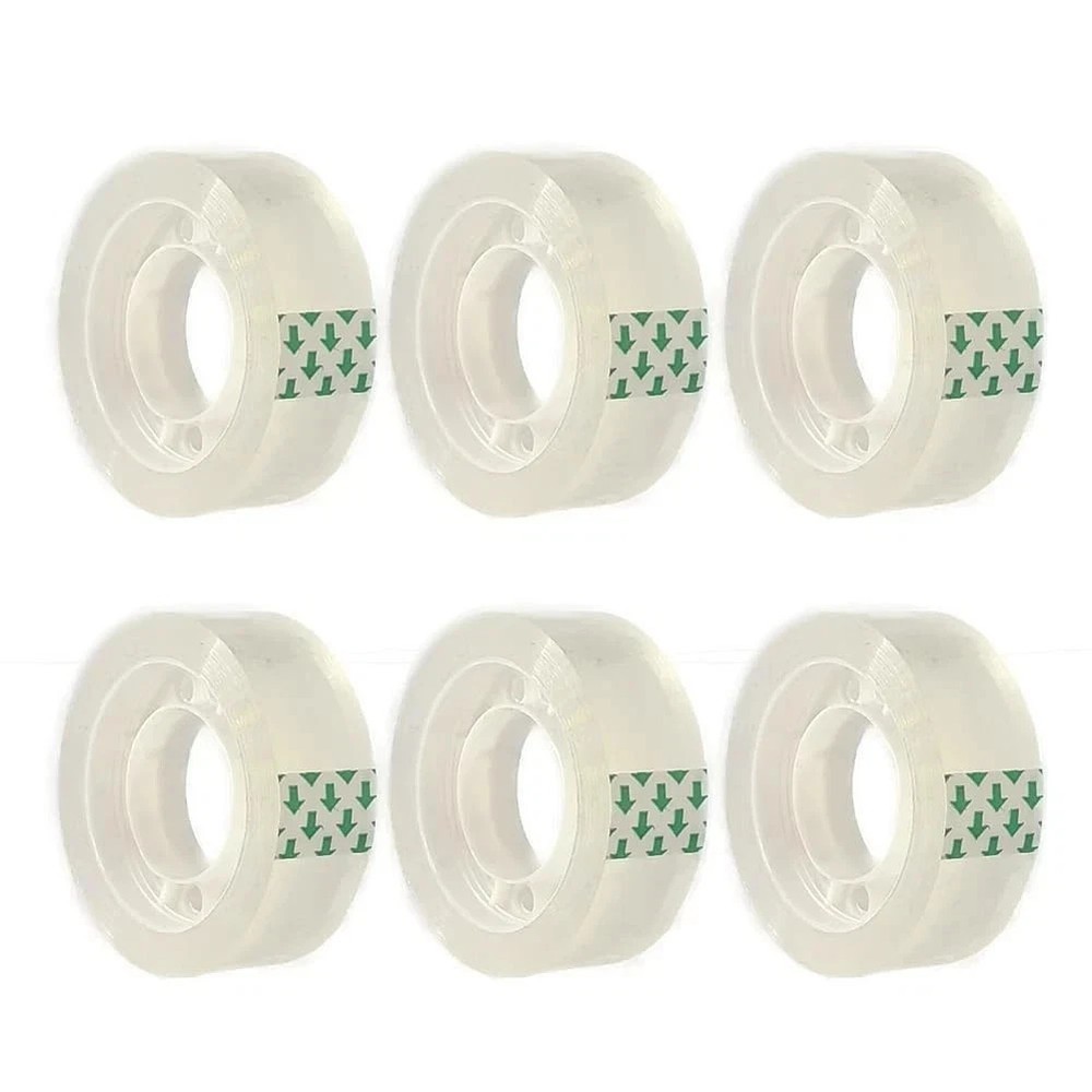 Clear Transparent Tape Rolls 3/4″ x 1000″ Dispenser Refill 6 Tape Rolls Scotch