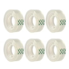 Clear Transparent Tape Rolls 3/4″ x 1000″ Dispenser Refill 6 Tape Rolls Scotch