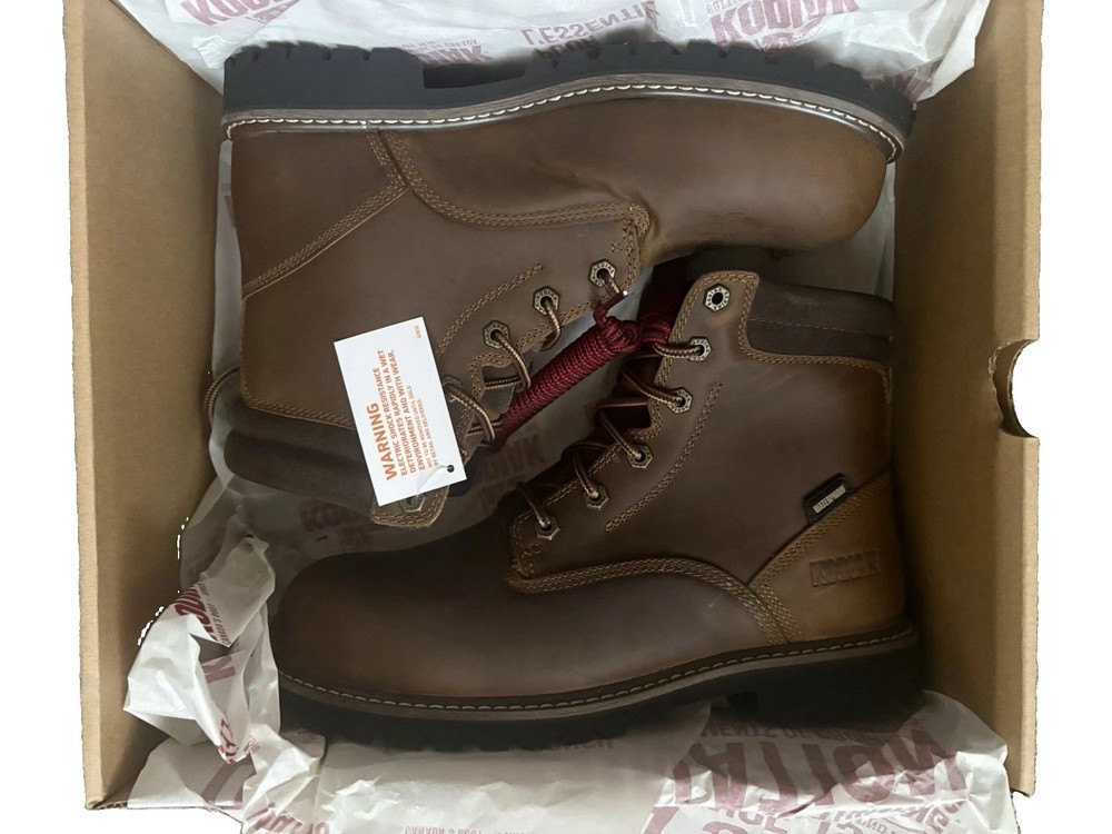 Kodiak McKinney 6″ Waterproof Composite Toe Work Boot EH PR SD Men’s 7.5W