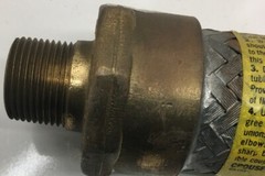 ECGJH210 CROUSE HINDS 3/4-INCH AND 10-INCH FLEXIBLE LENGTH FORGED BRASS EXPLOSIO