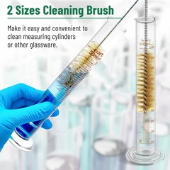 5/10/25/50/100ml Transparent Graduated Measuring Cylinder Lab Supplies
