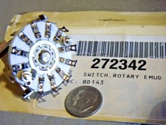 CRL Rotary Switch SPDT Ceramic 2 Position 1.29″ Diameter Base