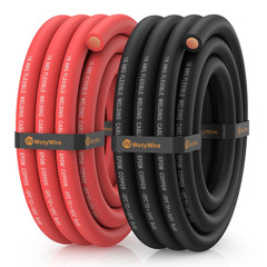 1/0 Gauge Wire Battery Cable, 1/0 AWG EPDM Welding Cable with Oxygen-Free Copper