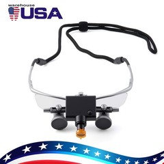 Dental Surgical Medical 3.5X Ergo Binocular Loupes Pupillary +5W LED Head Light
