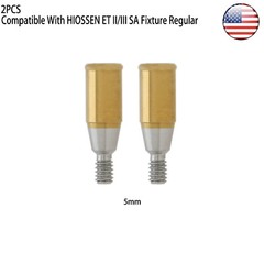 US Dental Hiossen Regular 3-5mm Attachment Abutment & Overdenture Male Caps Kits
