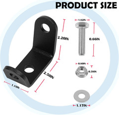 For Boatbuckle G2 Universal Strap Mounting Bracket Kit Retractable Transom Strap