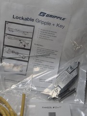 Gripple Lockable Cable Suspension Kit Wire Rope Hardware Lot New