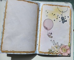 Junk Journal Booklet “WINNIE THE POOH” Retro Classic Storybook Style LG 9×6 40p