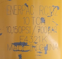 Enerpac RC102 Trio Hydraulic Cylinder… Single Acting 10 Ton Capacity 2″ Stroke