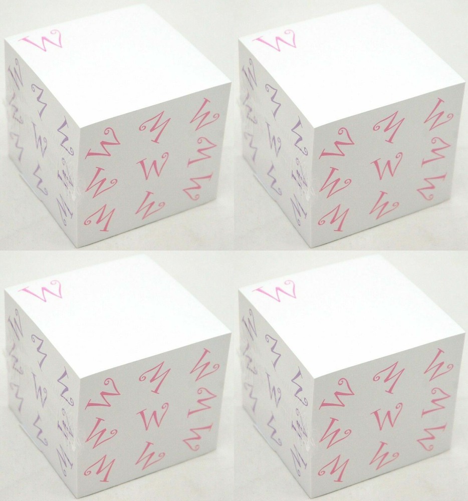 2400 Post-It SHEETS Notepad The Letter W White Sticky Notes 3″ Square Office NEW