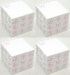 2400 Post-It SHEETS Notepad The Letter W White Sticky Notes 3″ Square Office NEW