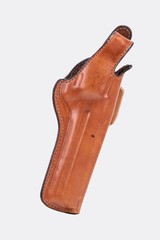 Bianchi 5BHL Thumbsnap OWB Holster Tan Leather RH Fits Ruger RedHawk – 13652