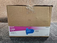 (QTY 30) Carlon Electrical Switch Outlet Box B344AB 3-Gang 44 cu. PVC New Work