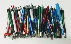 50ct Bulk / Wholesale Mixed Lot of Misprint Ball Point Retractable Click Pens