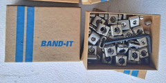 Band-It Scru-Lokt Buckle,Stainless Steel C72499 Metric 1/2″ 12.7mm 4 Boxes New