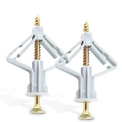 50 Pcs Drywall Anchors Kit Butterfly Anchors Hollow Wall Anchors Heavy Duty Dry.