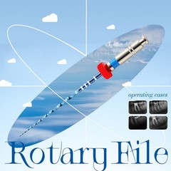 10X Dental V Blue Rotary NiTi Endo Files Root Canal Engine Use 0.06 #15-#40 25mm