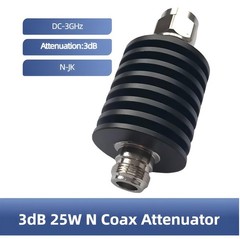 BECEN Bi-Directional 25W N Attenuator 3dB,25 Watt 50 Ohm Coax Attenuator with…