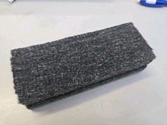 Lot Of 6 Baker No. 1 SPECIAL All Felt Sewed Chalkboard Erasers 5” Long – New!
