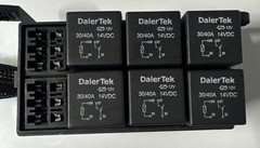Universal 12V 6-Way Relay Fuse Box 6 Slot ATC/ATO Fuse Pre-Wired Relay Panel