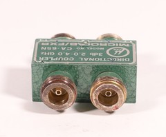 Microlab/FXR CA-65N Directional Coupler, 2.0-4.0 GHz, 3 dB, Type N Connectors