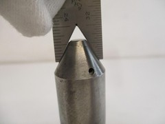 JARNO # 6 Taper Lathe DEAD Full Center 60° CARBIDE Tip RRT USA # 2597-06 in VGC