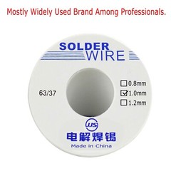 63 37 Tin Rosin Core Solder Wire Electrical Soldering Sn60 Flux .031″/1.0mm 50g