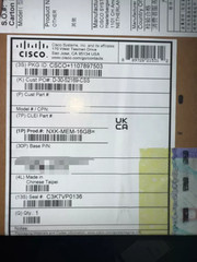 New Cisco NXK-MEM-16GB= Fast Memory Module Shipping via FedEx or DHL