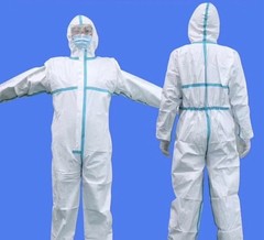 PPE bodysuit, DISPOSABLE PROTECTIVE CLOTHING FOR MEDICAL USE (Size Large)