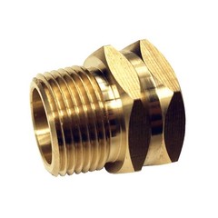 GESHATEN 3/4” GHT Female x NPT 3/4″ x Male, Brass