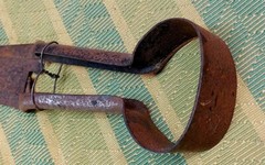 Antique Spring Shears – Sheep Wool Grass Or Other Use – Single Piece of Steel